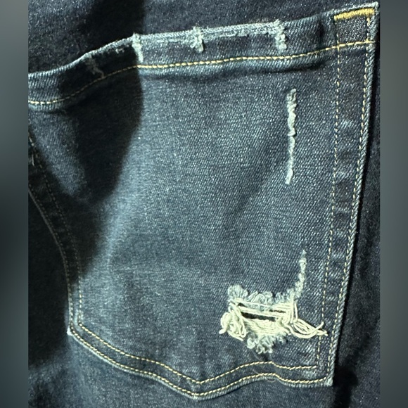 Lane Bryant Dark Blue Boyfriend Jeans - Picture 4 of 5